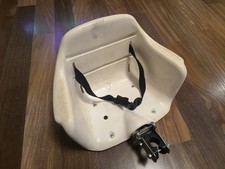 SEGGIOLINO ANTERIORE BICI BAMBINO ATTACCO MANUBRIO BICICLETTA 15 KG BIANCO