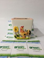 VASO CERAMICA KASAVIVA PER PIANTA VASI PASQUA CARINO BELLO OLIVO GALLO PALMA