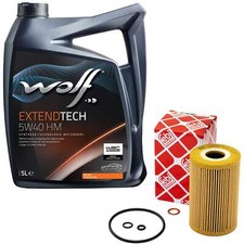 Kit Olio Motore 5W40 5 Litri +