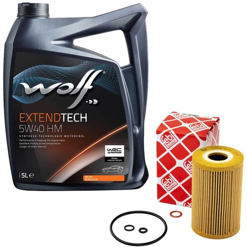 Olio motore set 5w40 litro - olio,