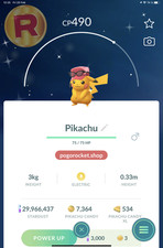 Shiny pikachu calem hat - calem,