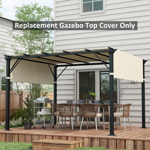 Pergola tettoia crema bianco - tettoia,