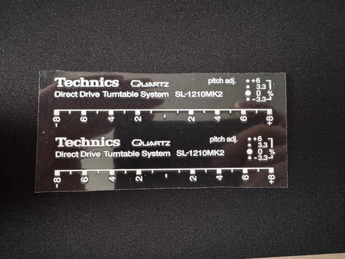 Technics 1210 mk2 - technics, sl-1210