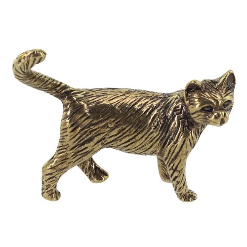 Statuine gatto rame distintivo