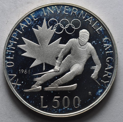 500 lire silver proof - 500,