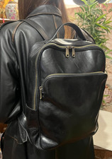 Zaino unisex in vera pelle