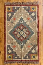 Tappeto Kilim Lana Iuta Eco