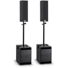 ✔️ [EX-DEMO] IMPIANTO A COLONNA PROFESSIONALE 3300W RMS SUBWOOFER+TESTE NEXT HFA