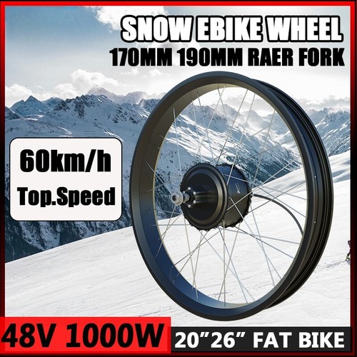 Bici elettrica neve - 24, 26''