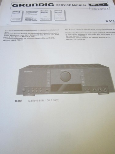 Grundig hifi 310 - r, schemi