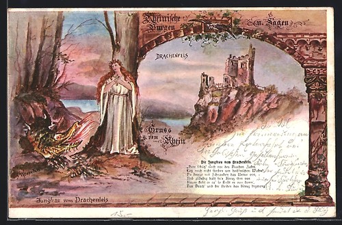 Cartolina sage die jungfrau - cartolina,