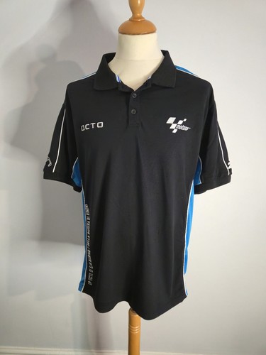 Polo moto nera octo misano - polo,