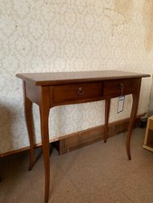 Scrivania con cassetti rettangolare gamba mossa stile 700 color noce antico 