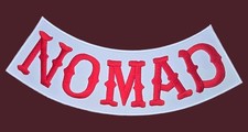 NOMAD MC MOTO BIKER CLUB ROSSO