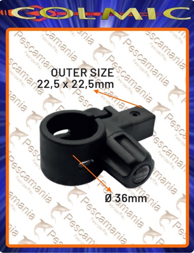 Connettore ø36 25mm 5mm - Ø36-30-25mm, 22,5mm