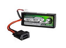 Turnigy Nano-Tech 2200mAh 2S 7.4V 30C 60C batteria lipo con connettore piatto RC auto