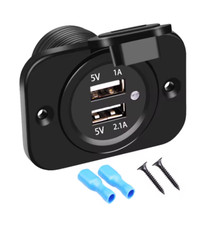 Caricabatterie 2 porte USB 12V