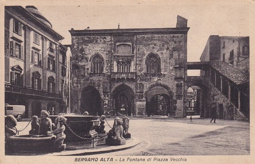 Cartolina bergamo - cartolina, di