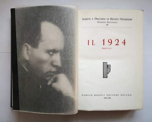 1924 benito mussolini - il, di