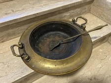 Antico Braciere Scaldino in