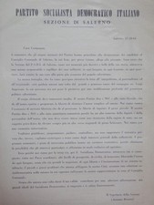 Manifesto PARTITO SOCIALISTA