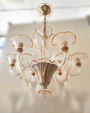 Doge lampadario in vetro di