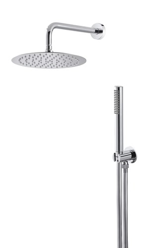 Kit doccia tondo cromo - kit,