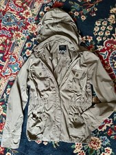 Giacca a vento donna Conbipel, beige, tasche, cappuccio, cerniera