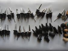 26+12 DOSALIQUORI DISPENSER IN GOMMA E ACCIAIO + TAPPI