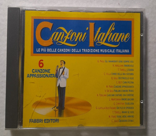 Canzoni italiane canzone - cd,