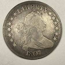 Mezzo busto drappeggio 1807. .50c. Forma fine.