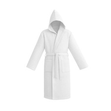 Accappatoio nido d'ape L/XL bianco bianco