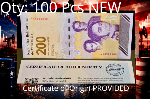 Banconota 100 venezuela 200 - banconota, x