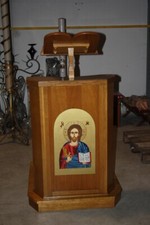 Ambone leggio in legno con