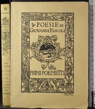 Poesie primi poemetti - primi,