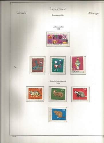 Germania federale 1968 - federale, 1968/85