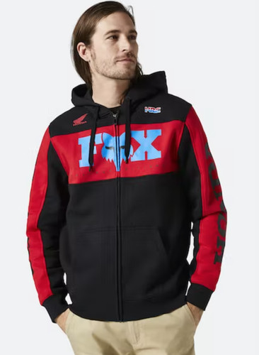 Felpa fox racing honda - fox, zip