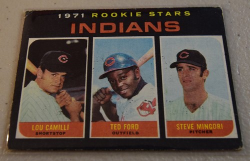 1971 topps 612 indians - 1971,