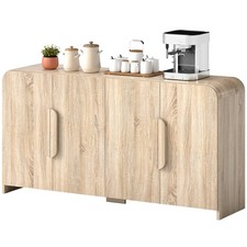Homcom madia con armadietti - 2,
