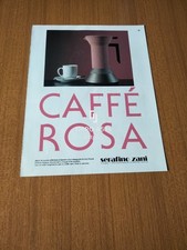 1993 CAFFE ROSA CAFFETTIERA SERAFINO ZANI DESIGN ISAO HOSOE VINTAGE AD PUB
