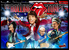 Stern Rolling Stones flipper personalizzato TRANSLITE #1