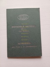 Gilera Saturno 500 Militare 1951 manuale uso manutenzione originale italiano