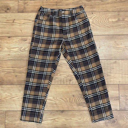 Pantalone sigaretta quadri - pantalone,