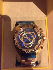 Invicta Reserve Excursion - Touring Edition - 6469 - 52mm - Gold Blue Dial