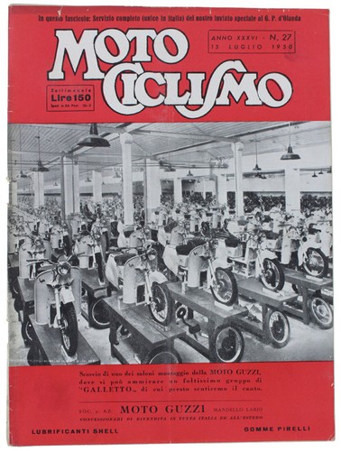 Motociclismo 27 del 1950 - motociclismo.,