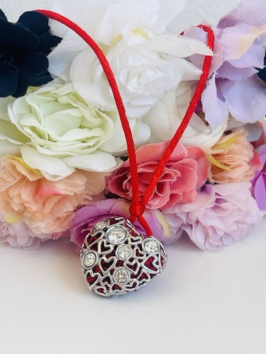 Collana cuore rosso - rosso, in