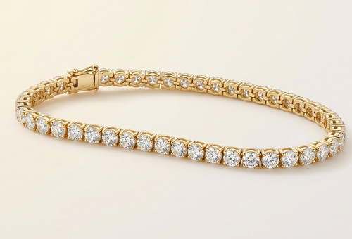 Bracciale tennis donna 5ct - bracciale,