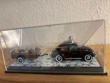 Schuco Christmas Edition 2022 VW Maggiolino con rimorchio 1:43 ottime condizioni