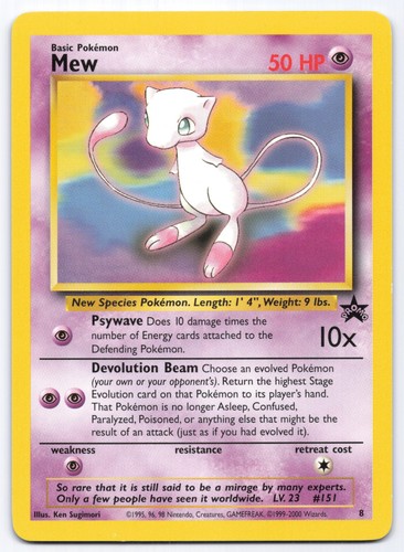 Mew promo black star - #8,