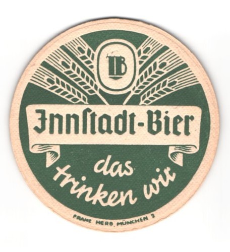 Sottobicchiere birra innstadt - sottobicchiere,